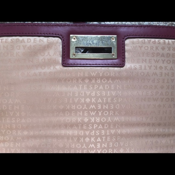 •Kate Spade • Burgandy-Wine coloured crossbody • - Picture 9 of 13